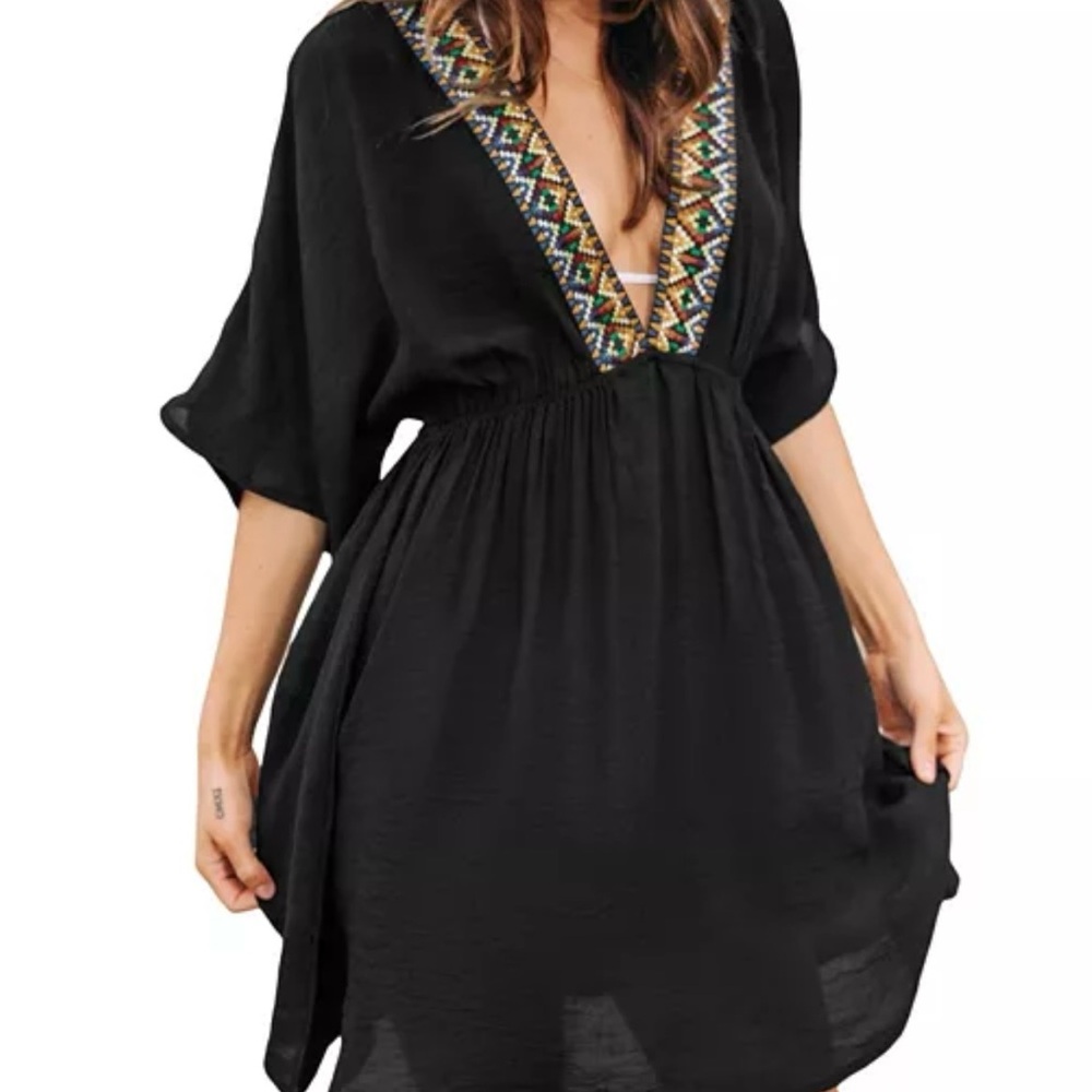 Cupshe Elegant Black Fabric
